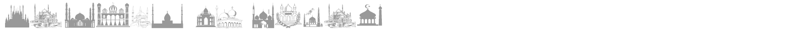Masjid Al Imran font preview